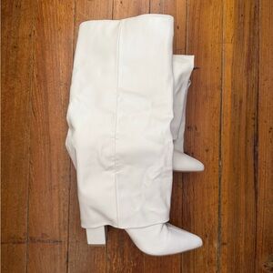 Asos white boots